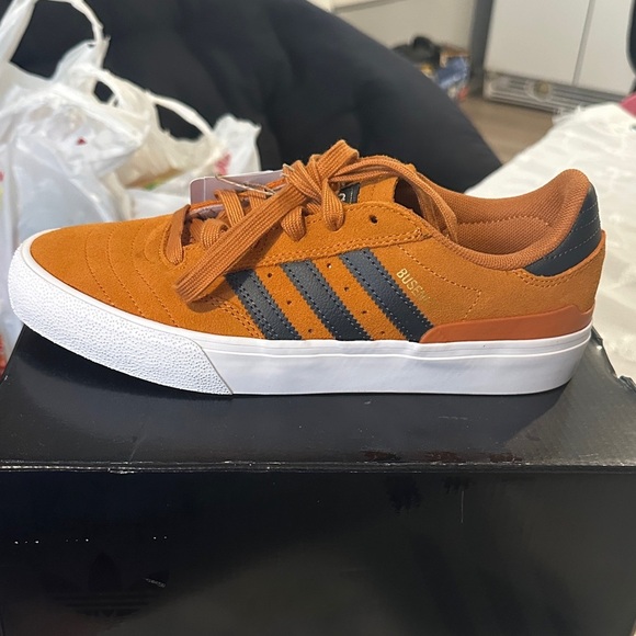 adidas Shoes - Adidas Orange and Black Skateboarding Shoes